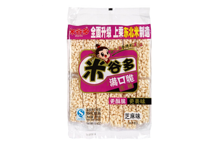 MIGUDUO RICE CRAKERS SESAME 380G